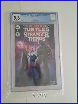 Tmnt X Stranger Things #1 1100 Variant Teenage Mutant Ninja Turtles Cgc 9.8