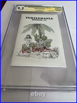 Turtlemania Special #1 CGC 9.2 HIGH GRADE Metropolis Signed By Eastman