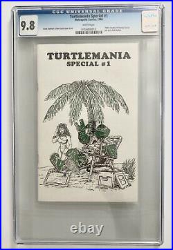 Turtlemania Special #1 CGC 9.8 1986 TMNT Ninja Turtles