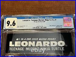 Unpressed Leonardo #1 CGC 9.6 1986 Teenage Mutant Ninja Turtles Possible 9.8