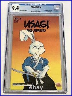 Usagi Yojimbo #1 CGC 9.4 WP Copper Age 1987! 1st Usagi Yojimbo title
