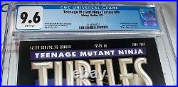\uD83D\uDFE2 CGC 9.6 NM+ TEENAGE MUTANT NINJA TURTLES #60 MIRAGE STUDIOS First Series TMNT